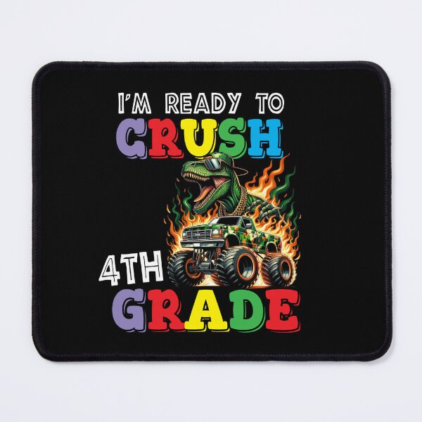 Item preview, I'm Ready To Crush 4th Grade Monster Truck designed and sold by R&BApparel.