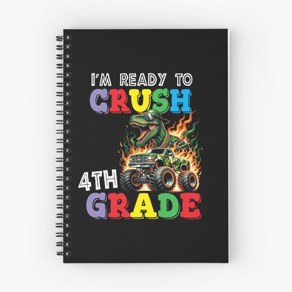 Item preview, I'm Ready To Crush 4th Grade Monster Truck designed and sold by R&BApparel.