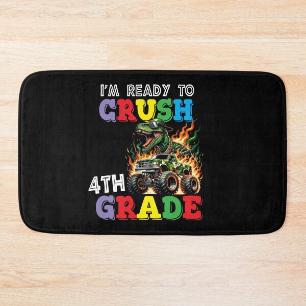 Item preview, I'm Ready To Crush 4th Grade Monster Truck designed and sold by R&BApparel.