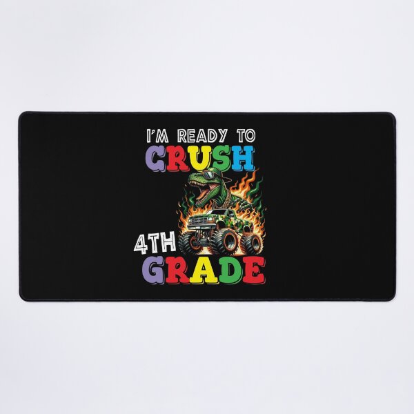 Item preview, I'm Ready To Crush 4th Grade Monster Truck designed and sold by R&BApparel.
