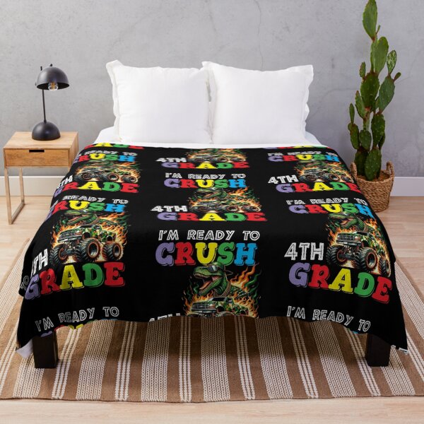 Item preview, I'm Ready To Crush 4th Grade Monster Truck designed and sold by R&BApparel.