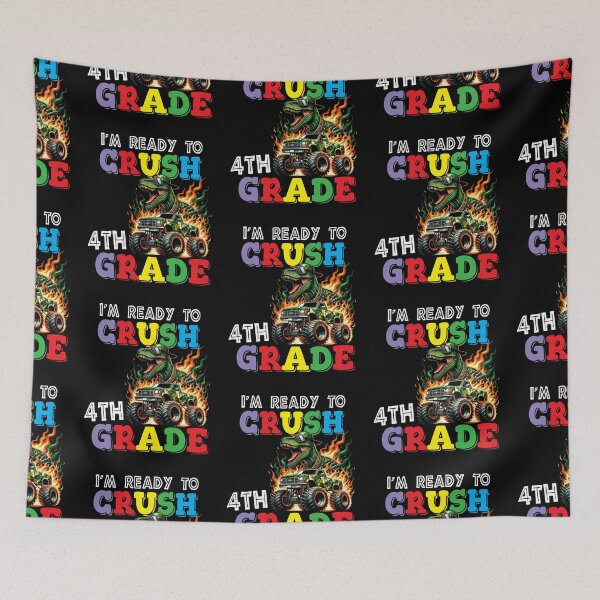Item preview, I'm Ready To Crush 4th Grade Monster Truck designed and sold by R&BApparel.