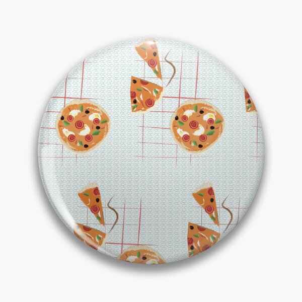 Item preview,  pizza flat, symbol, icon, graphic, mozzarella, salami, tomato, designed and sold by handmadehipsters.