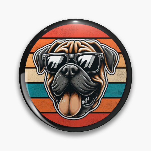 Item preview, Cool Retro Boerboel Design Boerboel Wearing Sunglasses designed and sold by Watsonarts.