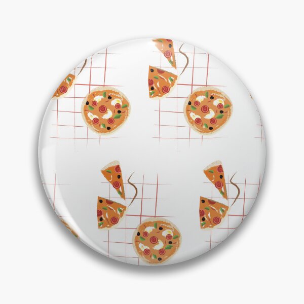 Item preview, white background pizza flat, symbol, icon, graphic, mozzarella, salami, tomato, designed and sold by handmadehipsters.