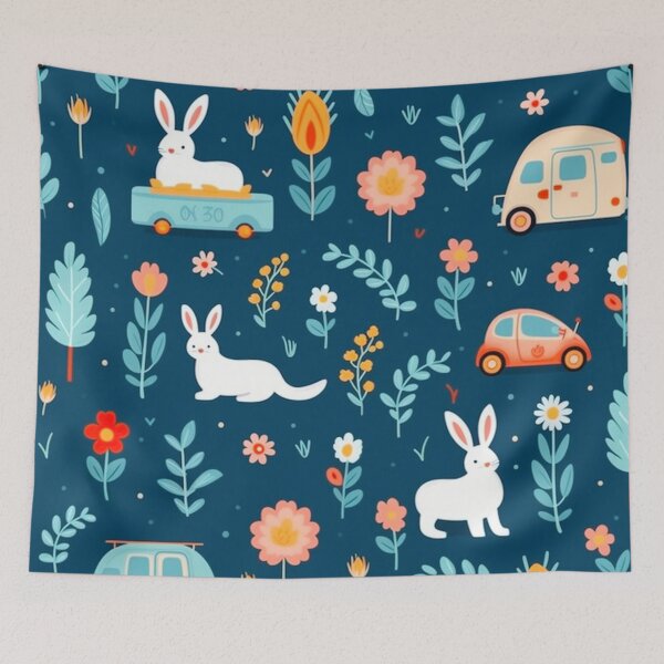 Item preview, vector art in the style of Matisse poster, johanna basford , calming colours designed and sold by Nanthikan.