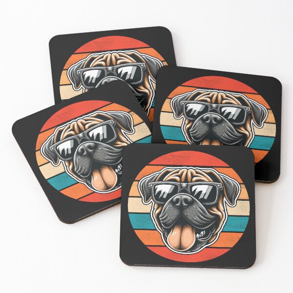 Item preview, Cool Retro Boerboel Design Boerboel Wearing Sunglasses designed and sold by Watsonarts.