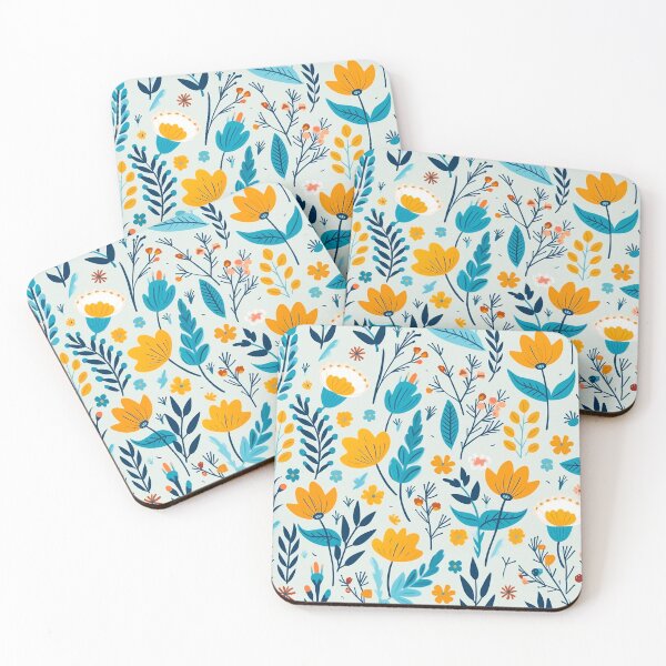 Item preview, vector art in the style of Matisse poster, johanna basford , calming colours designed and sold by Nanthikan.