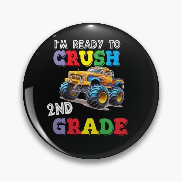 Item preview, I'm Ready To Crush 2nd Grade Monster Truck designed and sold by R&BApparel.