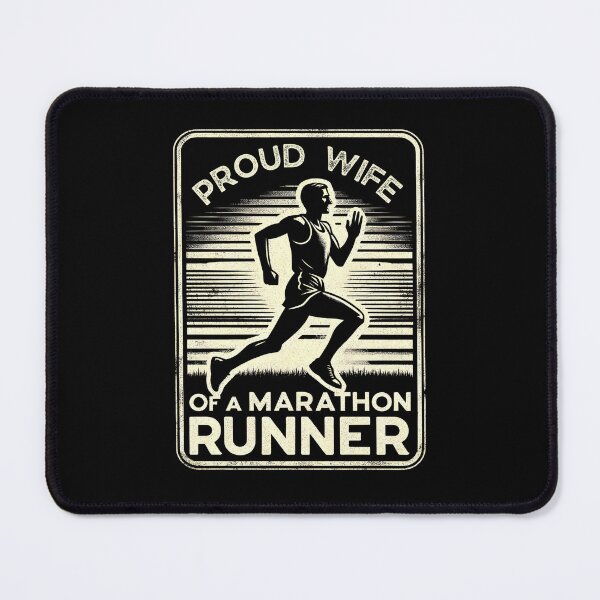 Item preview, Proud Wife of a Marathon Runner Vintage Design designed and sold by PantatKiller.