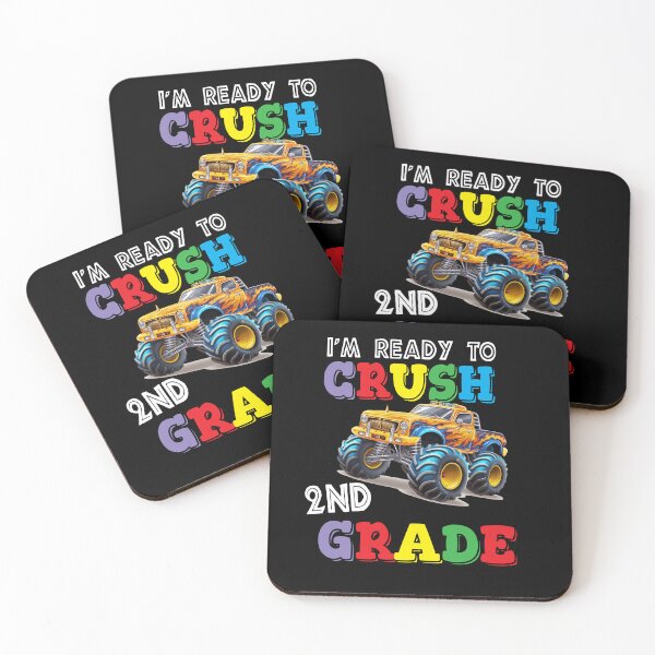 Item preview, I'm Ready To Crush 2nd Grade Monster Truck designed and sold by R&BApparel.