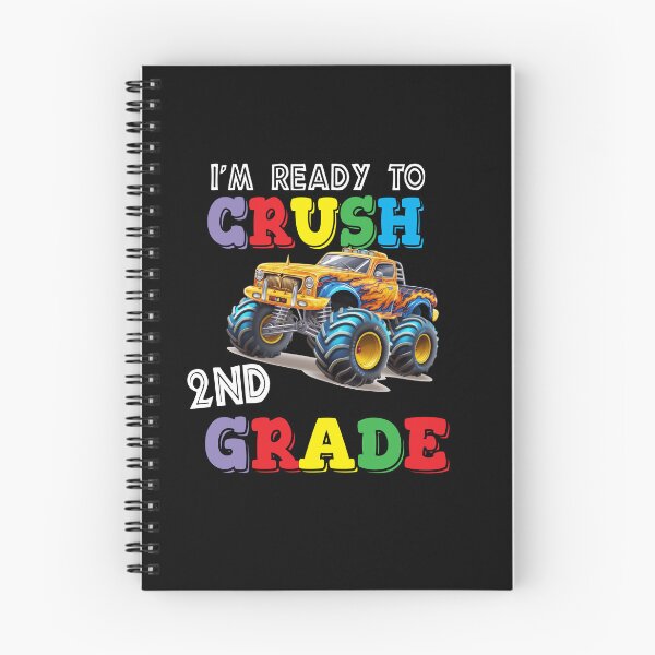 Item preview, I'm Ready To Crush 2nd Grade Monster Truck designed and sold by R&BApparel.