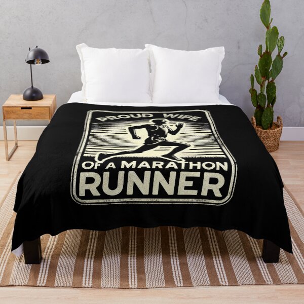Item preview, Proud Wife of a Marathon Runner Vintage Design designed and sold by PantatKiller.