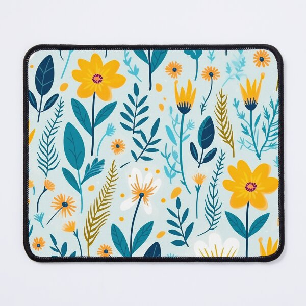 Item preview, vector art in the style of Matisse poster, johanna basford , calming colours designed and sold by Nanthikan.