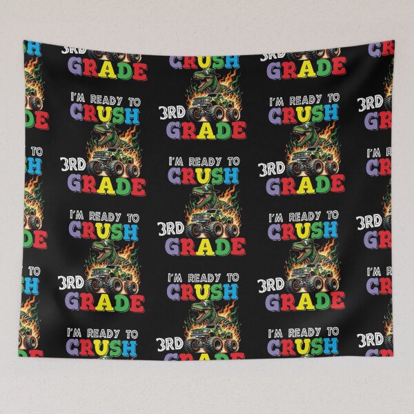 Item preview, I'm Ready To Crush 3rd Grade Monster Truck designed and sold by R&BApparel.
