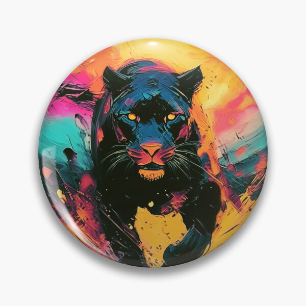 Item preview, Black panther chasing designed and sold by fotofeast.