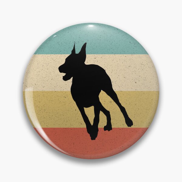 Item preview, Doberman Pinscher Dog Worn Retro Style Horizontal Design designed and sold by kakarikihill.