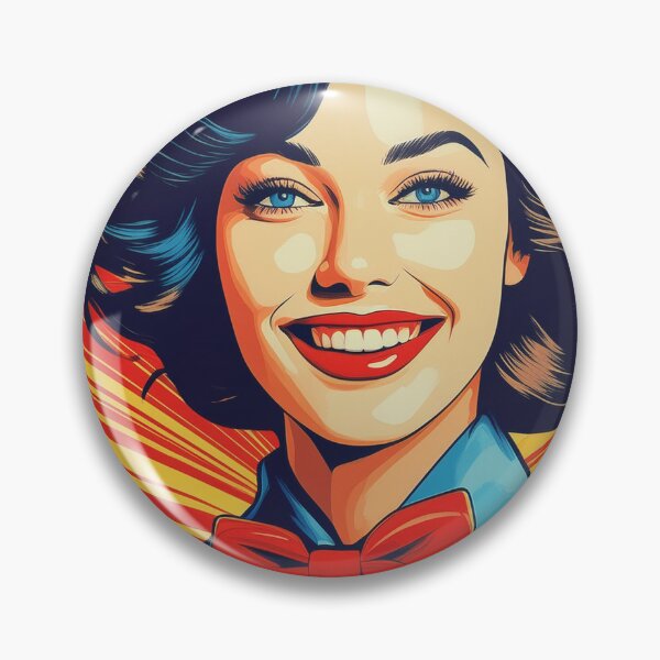 Item preview, Pop art style retro women with red bowtie designed and sold by fotofeast.