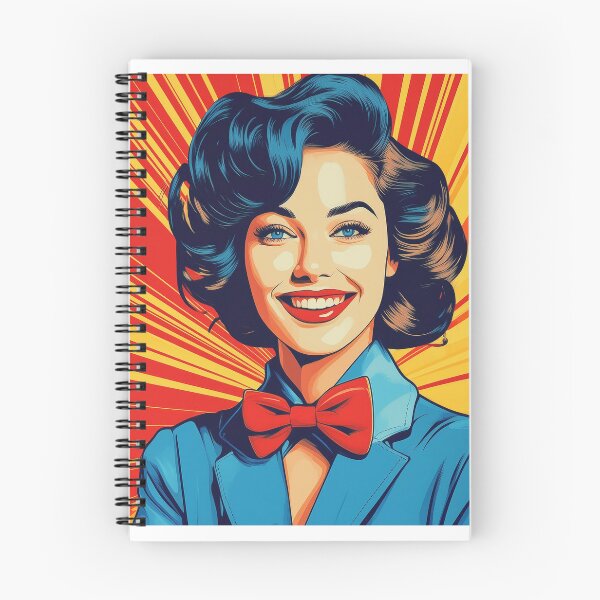 Item preview, Pop art style retro women with red bowtie designed and sold by fotofeast.
