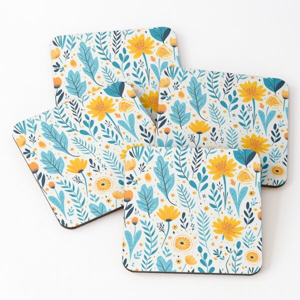 Item preview, vector art in the style of Matisse poster, johanna basford , calming colours designed and sold by Nanthikan.