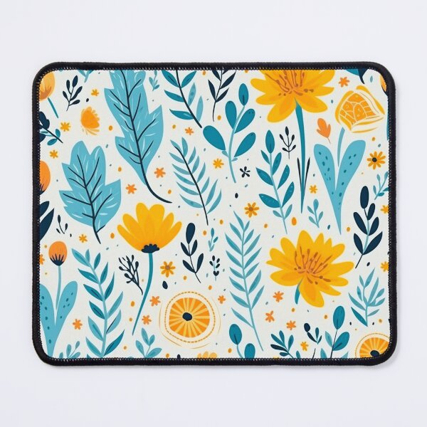 Item preview, vector art in the style of Matisse poster, johanna basford , calming colours designed and sold by Nanthikan.
