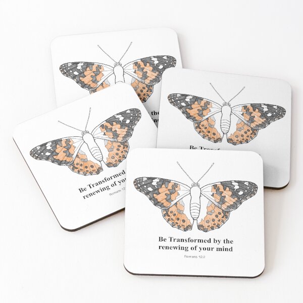 Item preview, "Be Transformed" butterfly quote designed and sold by Judeana.