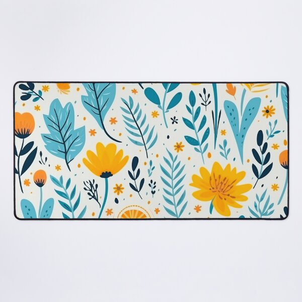 Item preview, vector art in the style of Matisse poster, johanna basford , calming colours designed and sold by Nanthikan.