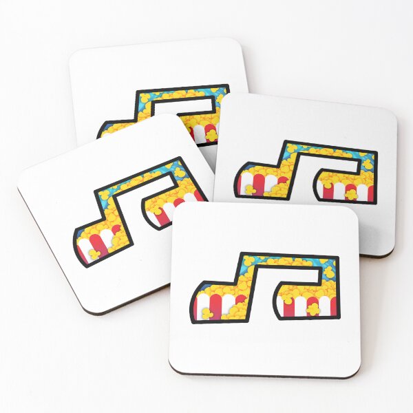 Item preview, Popcorn Music Note (Black Border) designed and sold by Carsondood.