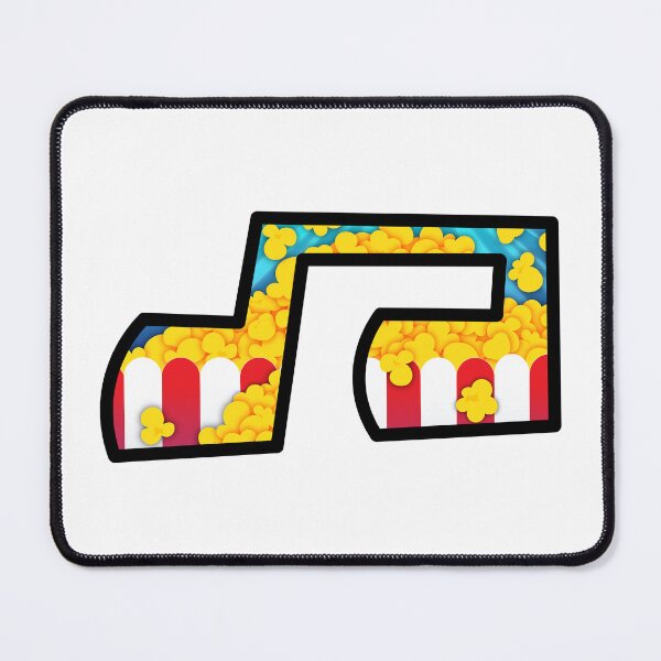 Item preview, Popcorn Music Note (Black Border) designed and sold by Carsondood.