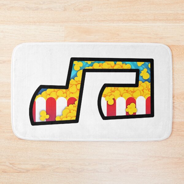 Item preview, Popcorn Music Note (Black Border) designed and sold by Carsondood.