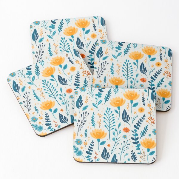 Item preview, vector art in the style of Matisse poster, johanna basford , calming colours designed and sold by Nanthikan.