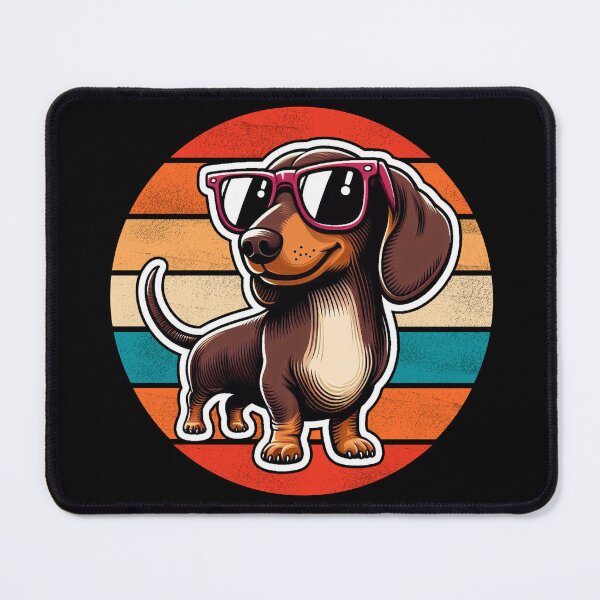 Item preview, Cool Retro Dachshund Design Dachshund Wearing Sunglasses designed and sold by Watsonarts.