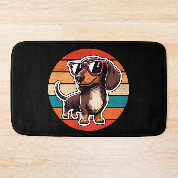 Item preview, Cool Retro Dachshund Design Dachshund Wearing Sunglasses designed and sold by Watsonarts.