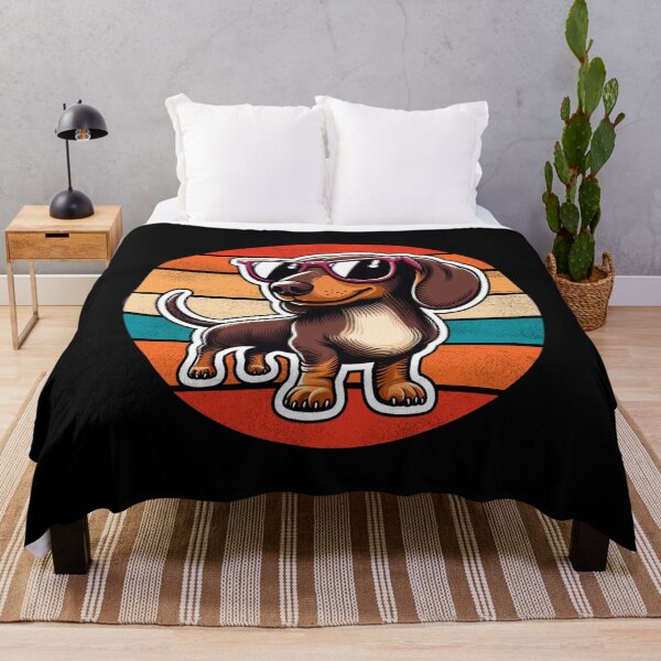 Item preview, Cool Retro Dachshund Design Dachshund Wearing Sunglasses designed and sold by Watsonarts.