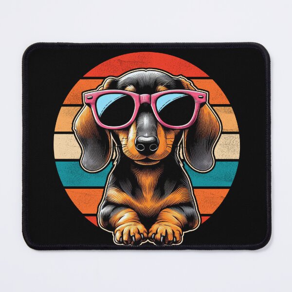 Item preview, Cool Retro Dachshund Design Dachshund Wearing Sunglasses designed and sold by Watsonarts.