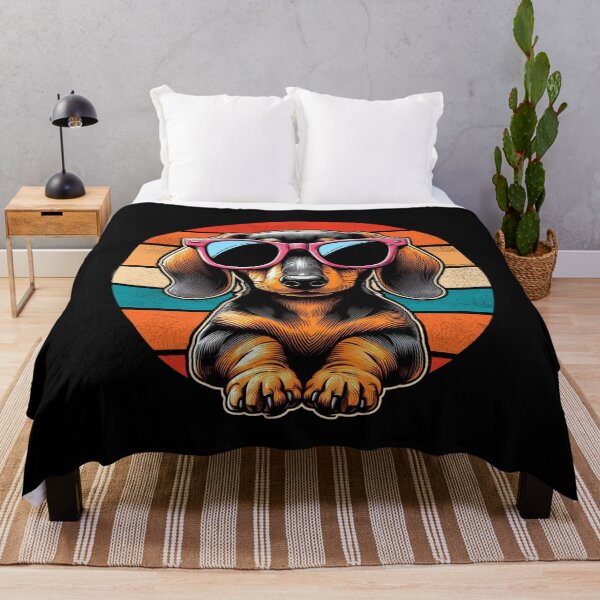 Item preview, Cool Retro Dachshund Design Dachshund Wearing Sunglasses designed and sold by Watsonarts.