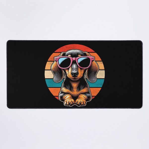 Item preview, Cool Retro Dachshund Design Dachshund Wearing Sunglasses designed and sold by Watsonarts.