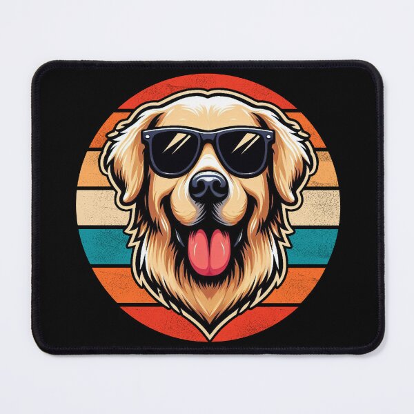 Item preview, Cool Retro Retriever Design Retriever Wearing Sunglasses designed and sold by Watsonarts.