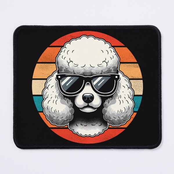 Item preview, Cool Retro Poodle Design Poodle Wearing Sunglasses designed and sold by Watsonarts.