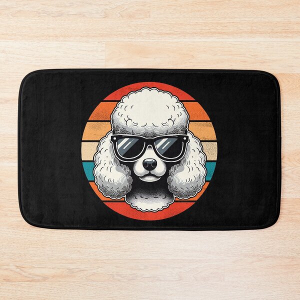 Item preview, Cool Retro Poodle Design Poodle Wearing Sunglasses designed and sold by Watsonarts.