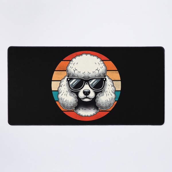 Item preview, Cool Retro Poodle Design Poodle Wearing Sunglasses designed and sold by Watsonarts.