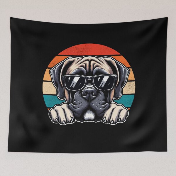 Item preview, Cool Retro Boerboel Design Boerboel Wearing Sunglasses designed and sold by Watsonarts.