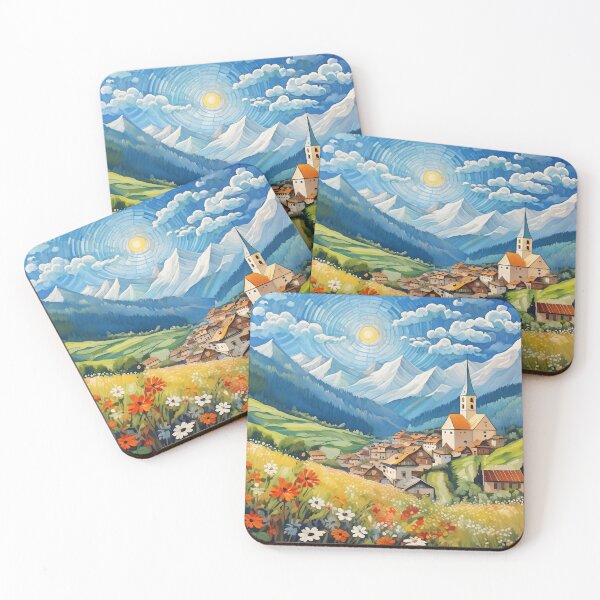 Item preview, Austrian town in the mountains designed and sold by fotofeast.