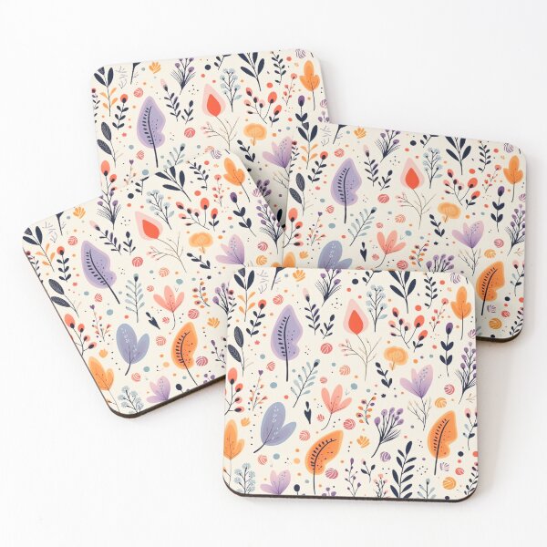Item preview, vector art in the style of Matisse poster, johanna basford , calming colours designed and sold by Nanthikan.