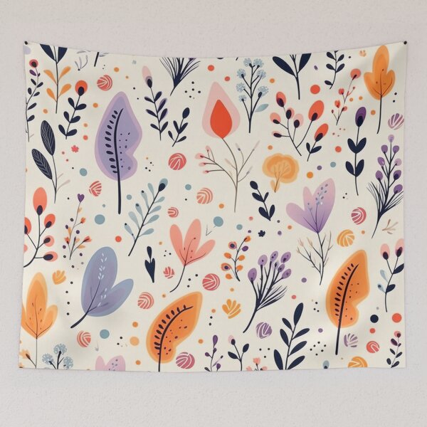 Item preview, vector art in the style of Matisse poster, johanna basford , calming colours designed and sold by Nanthikan.