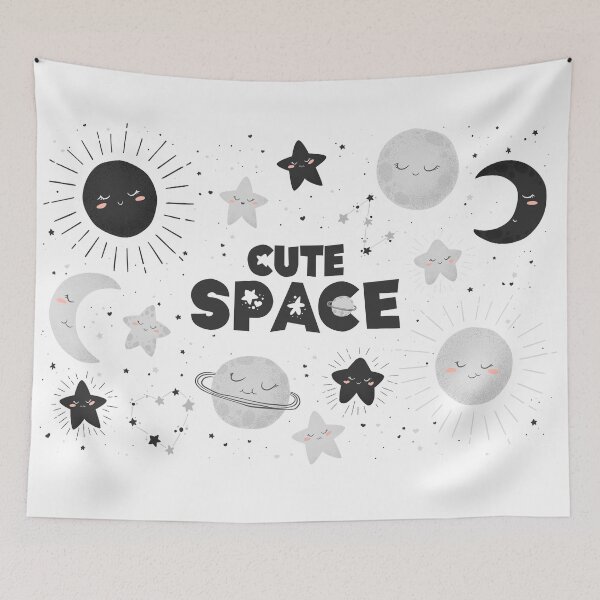 Item preview, Cute cartoon space objects designed and sold by DarianaArt.