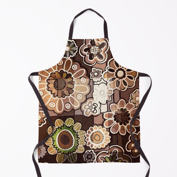 Item preview, Floodle chocolate floral  designed and sold by bekki smith.