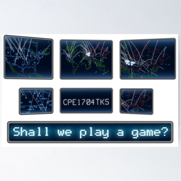 Item preview, Shall we play a game? designed and sold by grumpee-design.