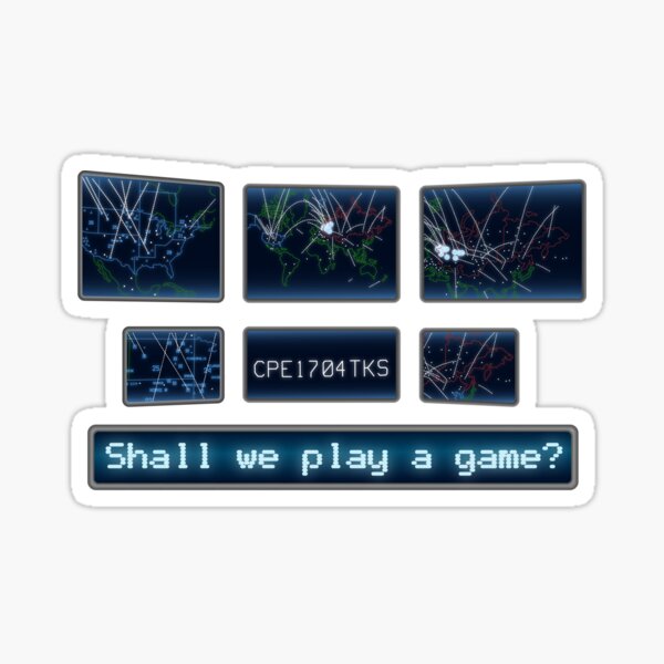 Item preview, Shall we play a game? designed and sold by grumpee-design.