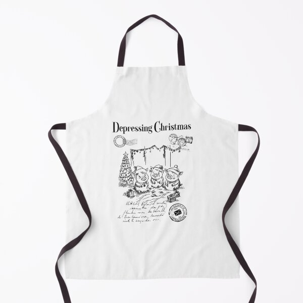 Item preview, Depressing Christmas: Three Sad Pigs T-Shirt designed and sold by GorinART.